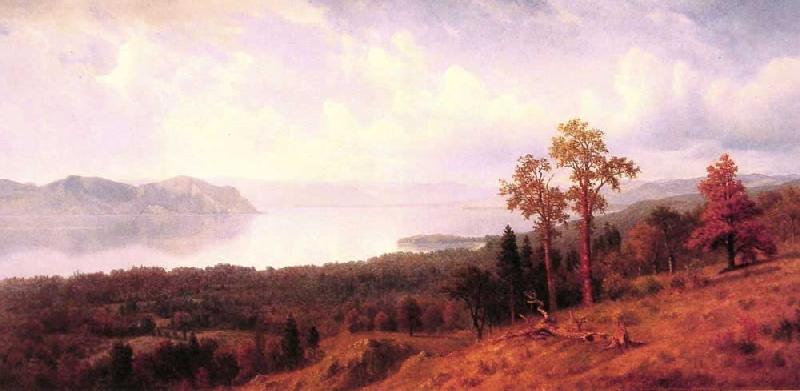Albert Bierstadt View of the Hudson Looking Across the Tappan Zee-Towards Hook Mountain Germany oil painting art